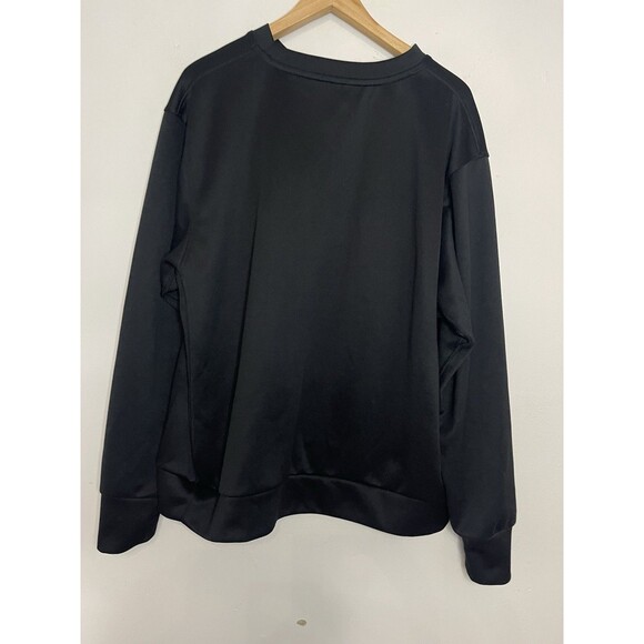 Nike Dri Fit Men's Large Black Sweatshirt Miami Heat Basketball Pullover - Picture 6 of 7